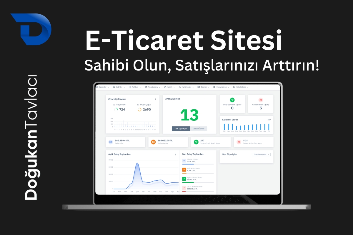 E-Ticaret Sitesi Kurmak için gerekli adımlar